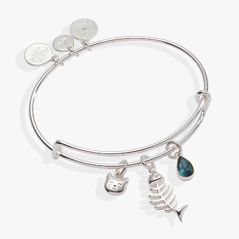 Fish Bone Cat Bangle