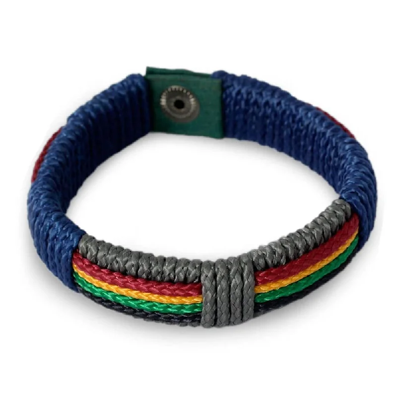 Men's Handmade Cord 'Traditions of Africa' Bracelet (Ghana)