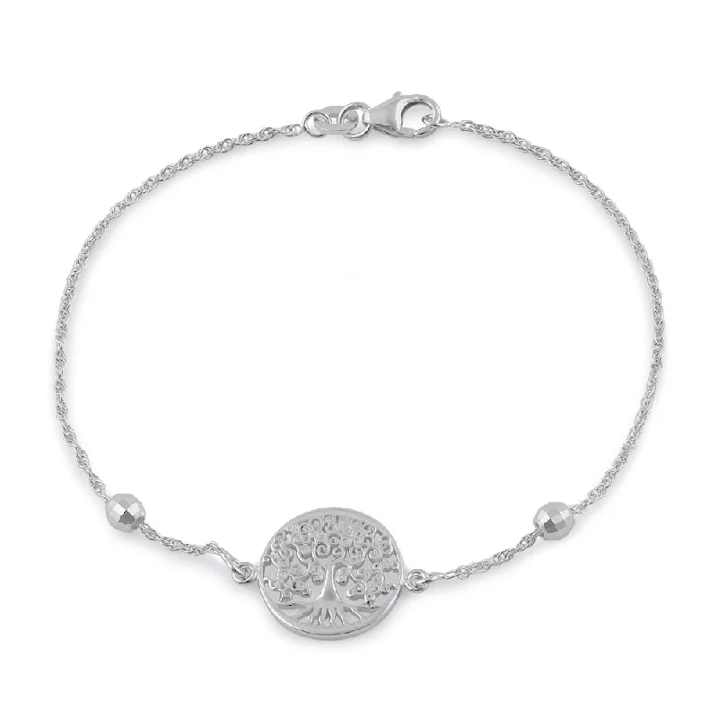 Sterling Silver Tree of Life Bracelet