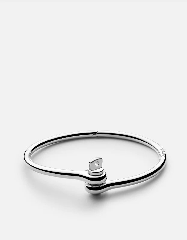 Thin Reeve Cuff, Sterling Silver