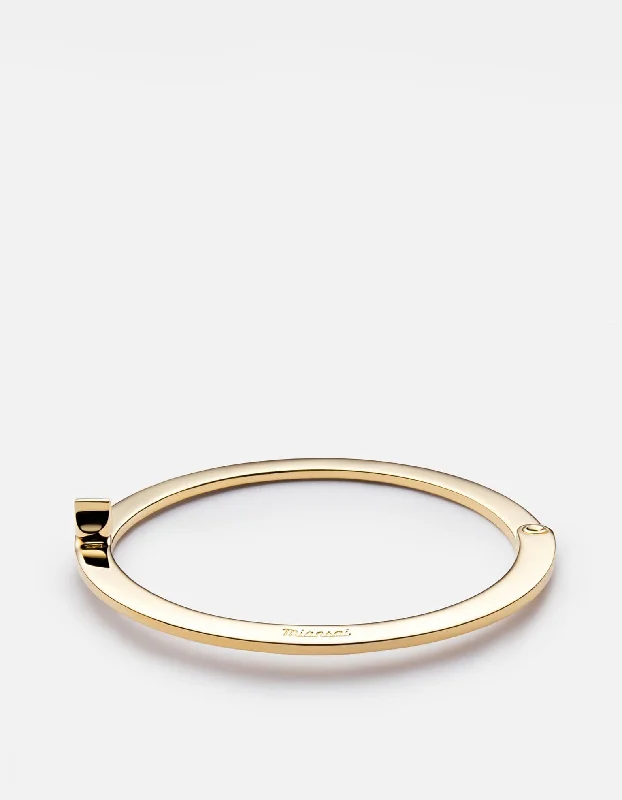 Washer Cuff, Gold Plated