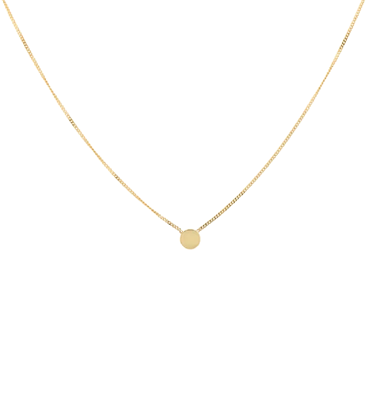 Coin Necklace 14K