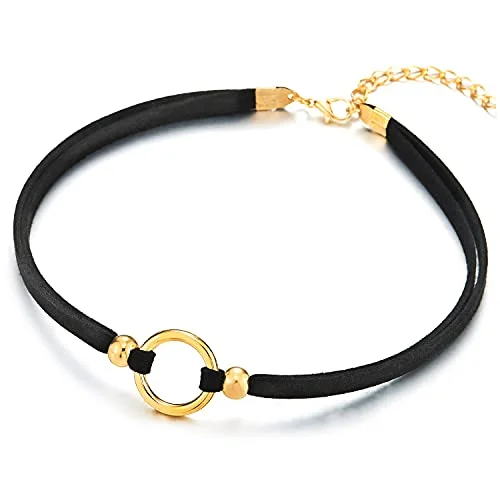 B-Metal Color:Gold; Cotton Cord Color:Black