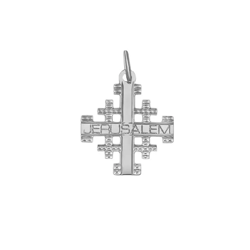 JERUSALEM CROSS PENDANT - SILVER