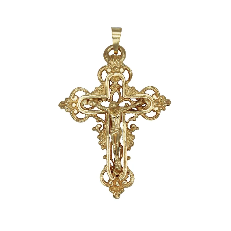 CRUCIFIX PENDANT - VERMEIL SILVER