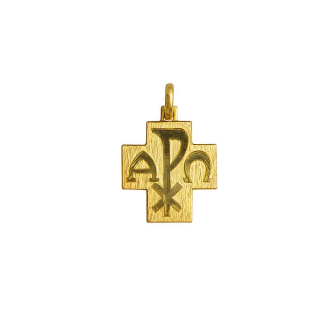 PEACE - CROSS PENDANT - GOLD