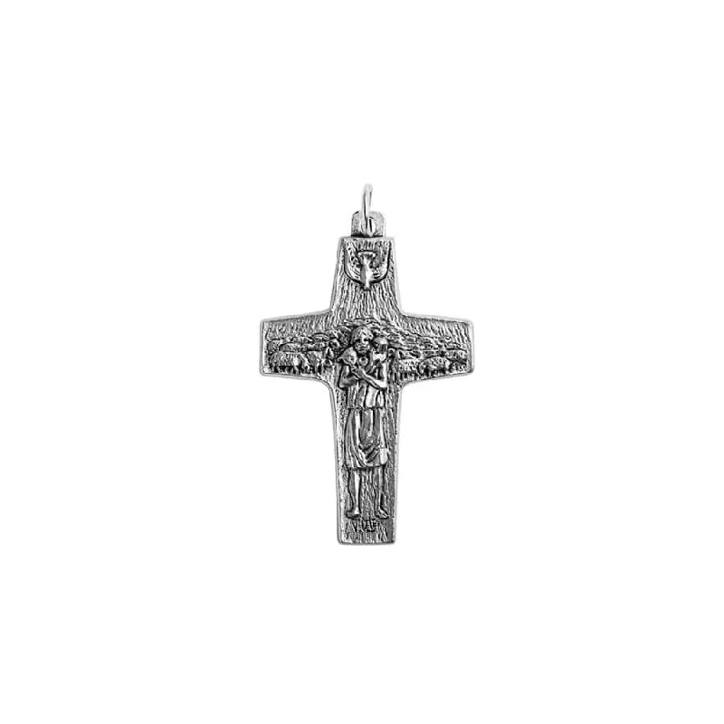 POPE FRANCIS - GOOD SHEPHERD CROSS - METAL