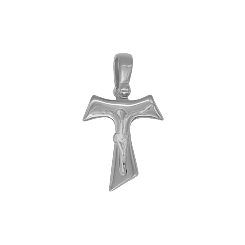 TAU CRUCIFIX - PENDANT - SILVER