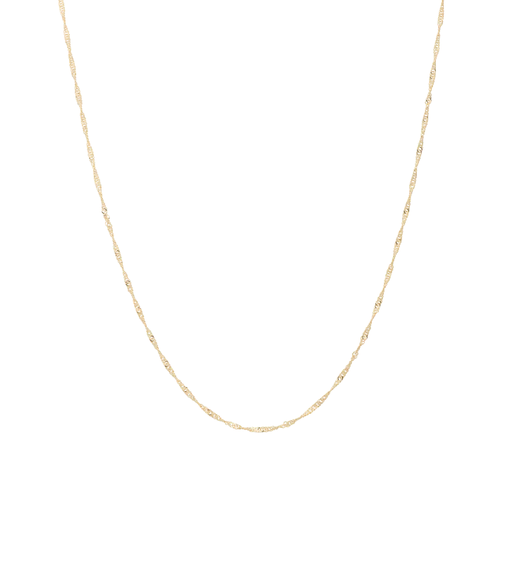 Twist Necklace 14K