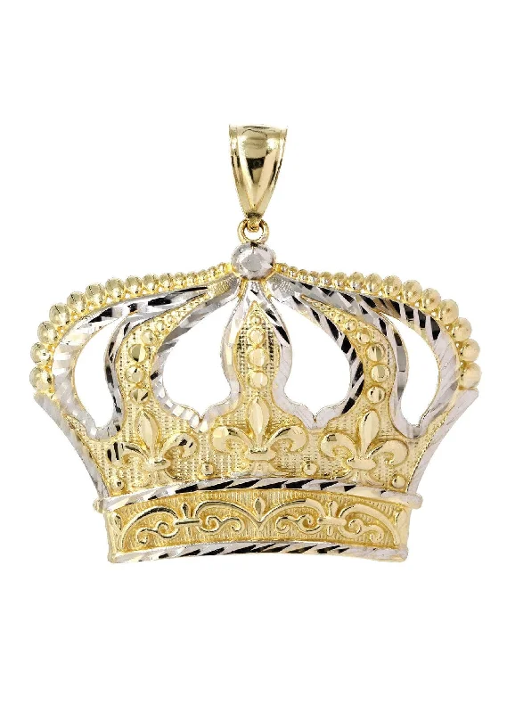 Crown 10K Gold Pendant | 9.5 Grams