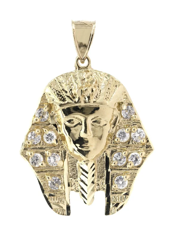 Pharoh  10K Gold Pendant | 10.5 Grams