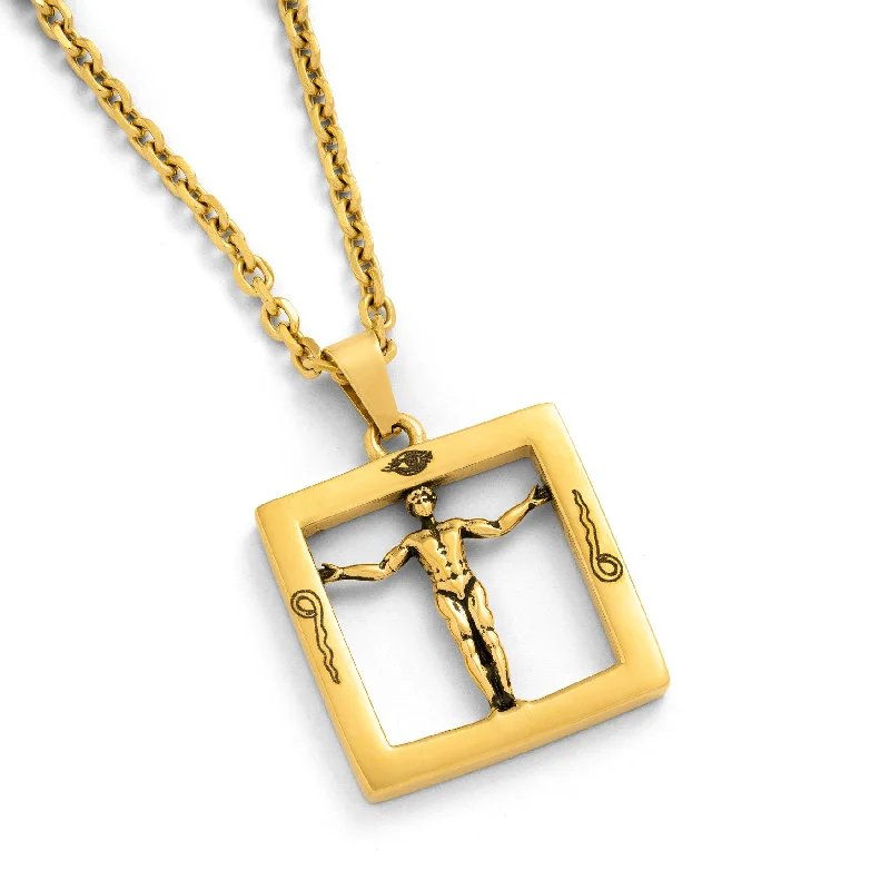 Agrippa’s Square Pendant (Gold)