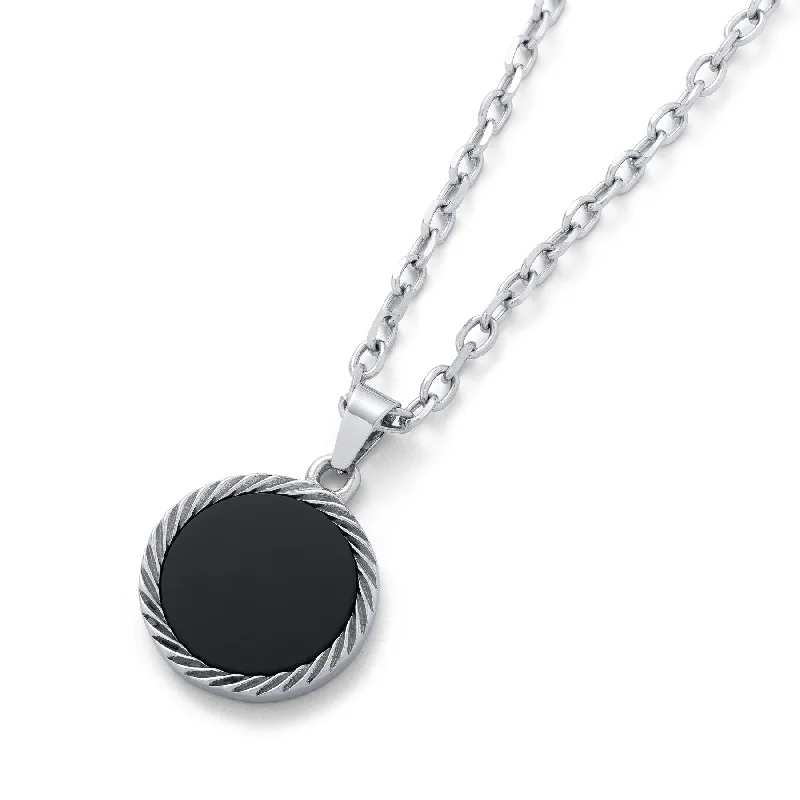 Onyx Medallion Pendant