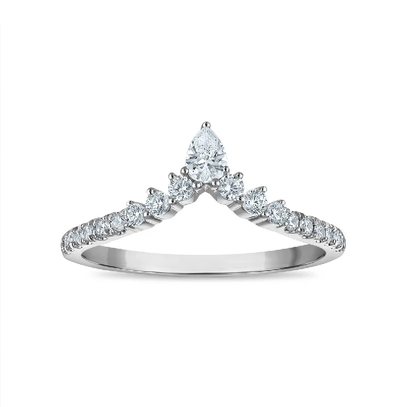 1/3 CTW Diamond Ring in 10KT White Gold