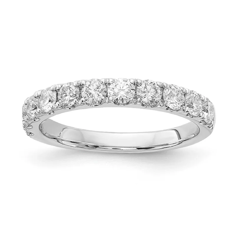 Signature EcoLove 1 CTW Lab Grown Diamond Wedding Ring in 14KT White Gold