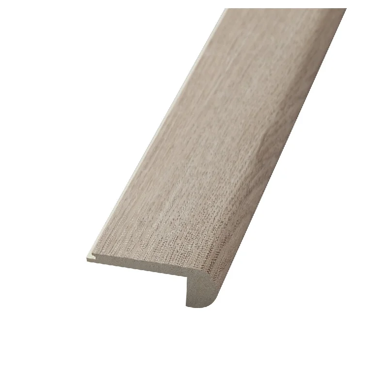 Bathlyn European Oak 0.98 in. T x 2.83 in. W x 94.5 in. L Vinyl Flush Stairnose Molding - 0.98 in. T x 2.83 in. W x 94.5 in. L