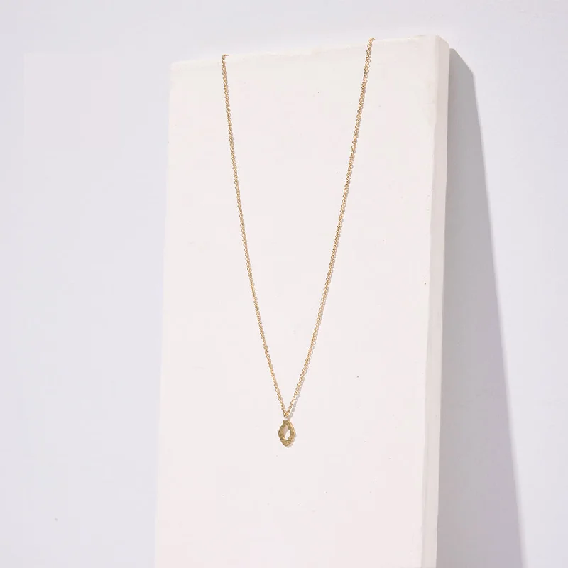 Canyon Charm Necklace - Brass