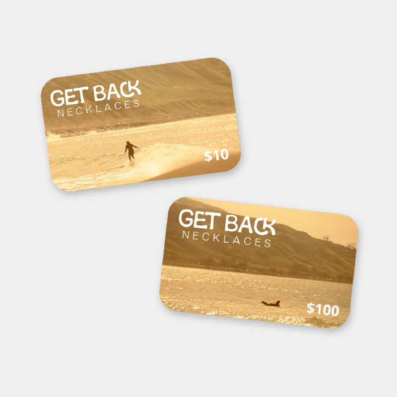 Get Back Gift Card