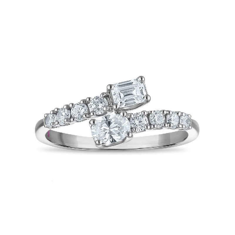 LoveSong EcoLove 3/4 CTW Lab Grown Diamond Promise Ring in 10KT White Gold