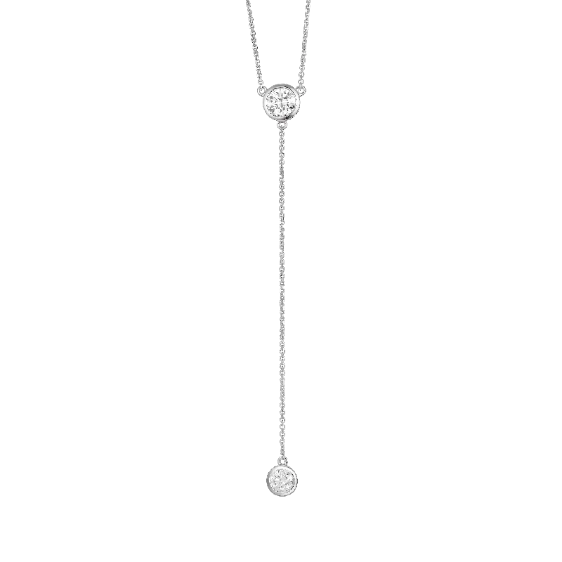 The Bezel Lariat Pendant