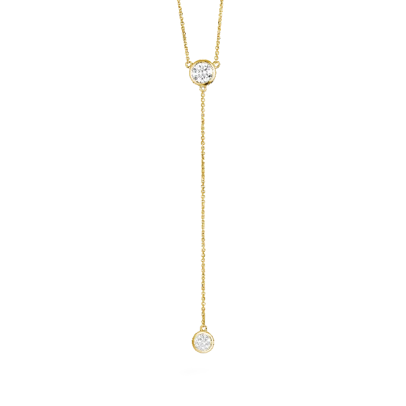 The Bezel Lariat Pendant