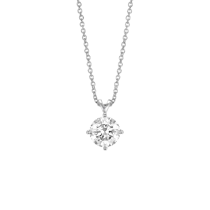 The Round Brilliant Solitaire Pendant