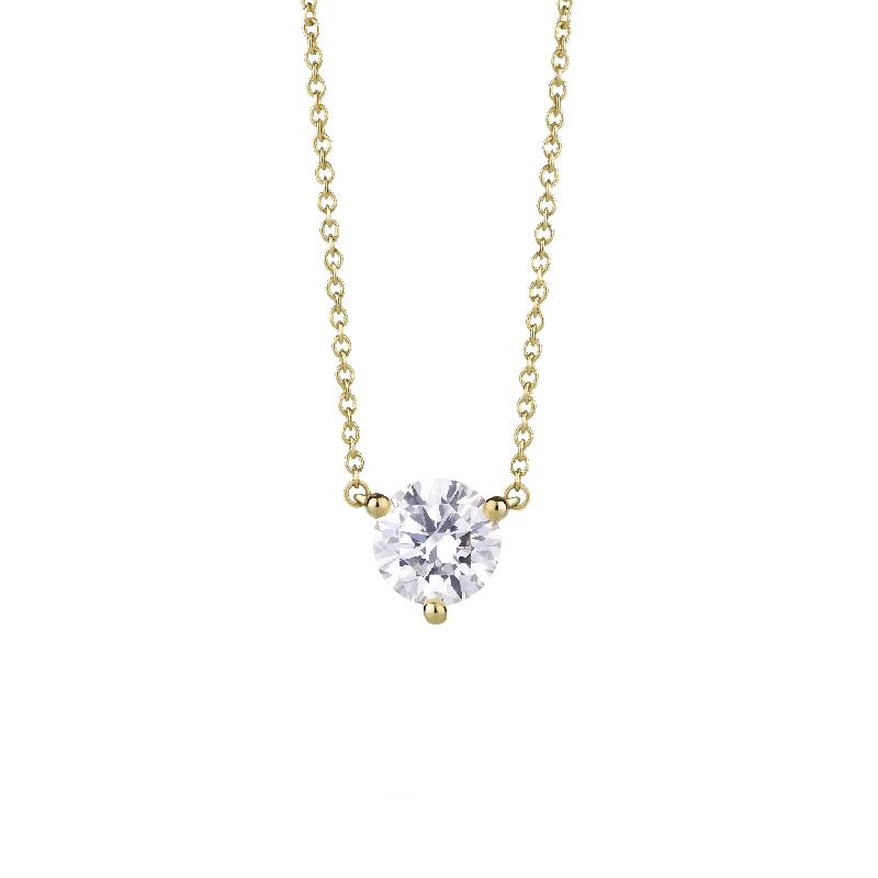 The Round Brilliant Solitaire Pendant