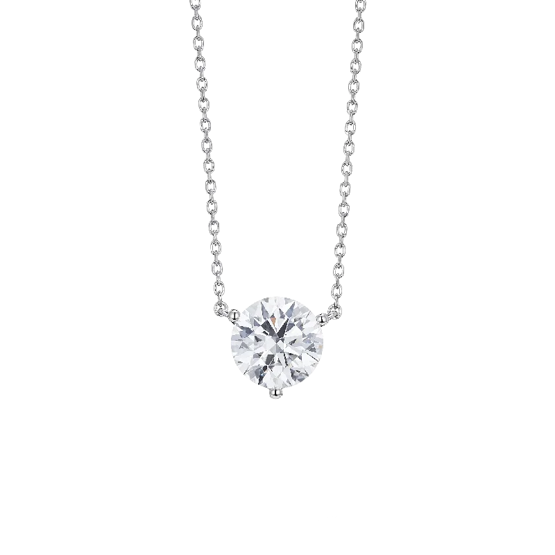 The Round Brilliant Solitaire Pendant