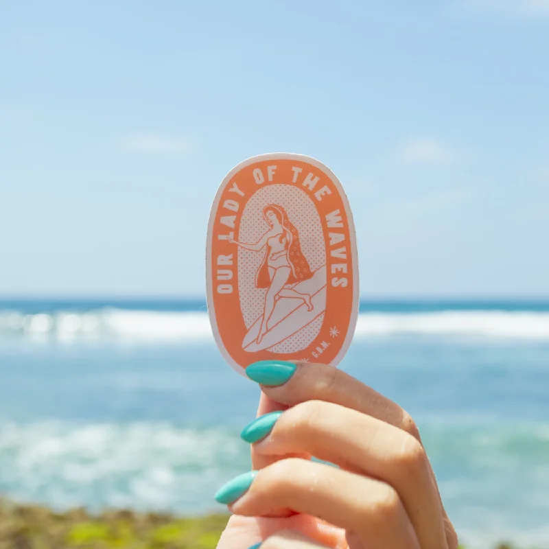 Our Lady of The Waves Sticker