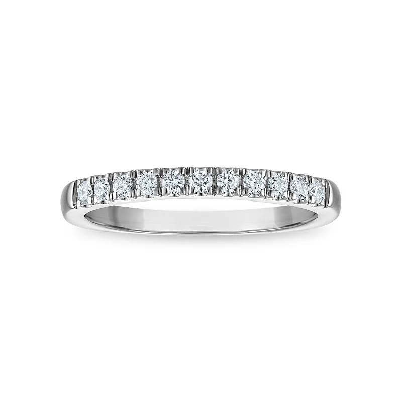 Signature EcoLove 1/4 CTW Lab Grown Diamond Anniversary Ring in 14KT White Gold