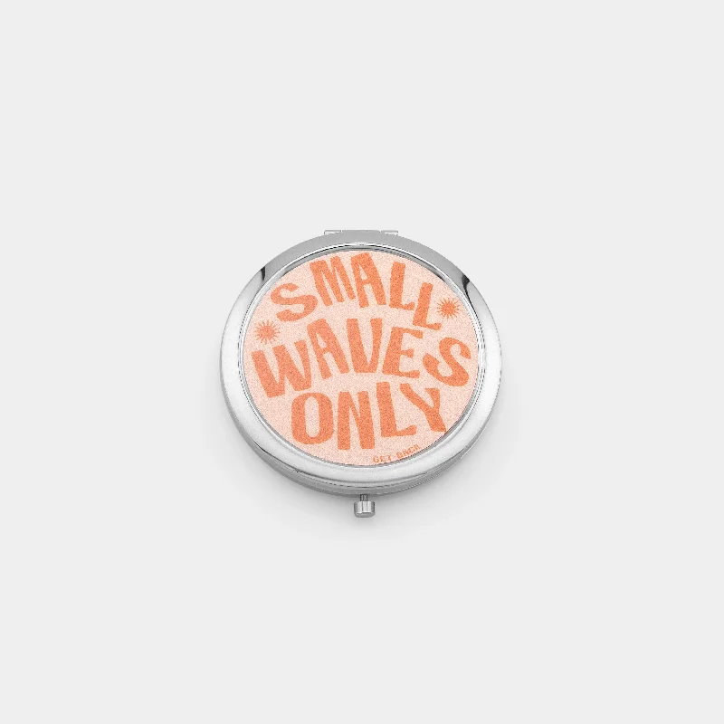 Small Waves Only Pocket Mirror