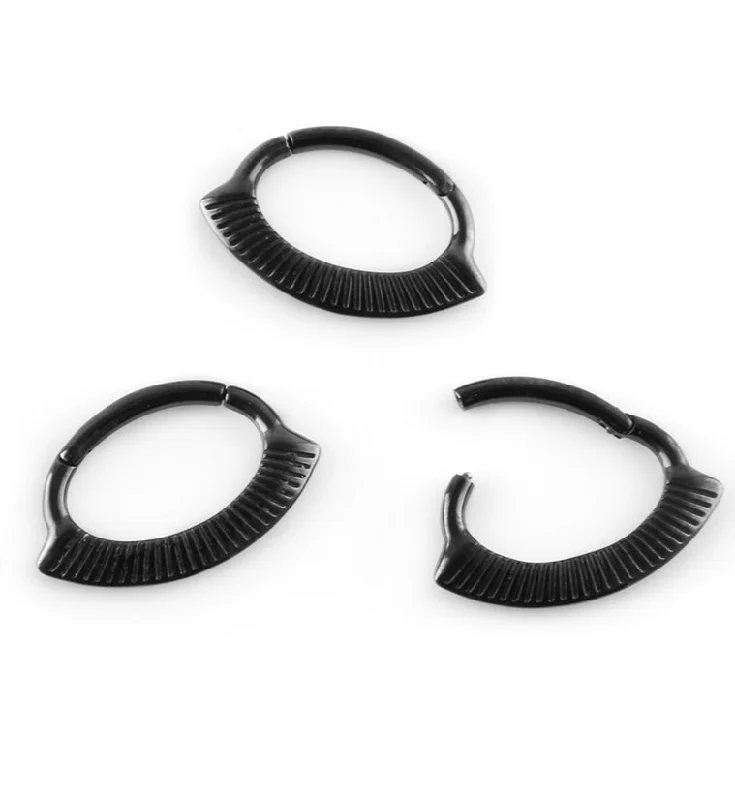 16G Black PVD Novel Septum Clicker