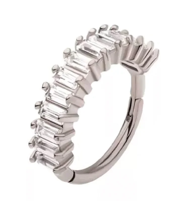 Escalier CZ Hinged Segment Ring